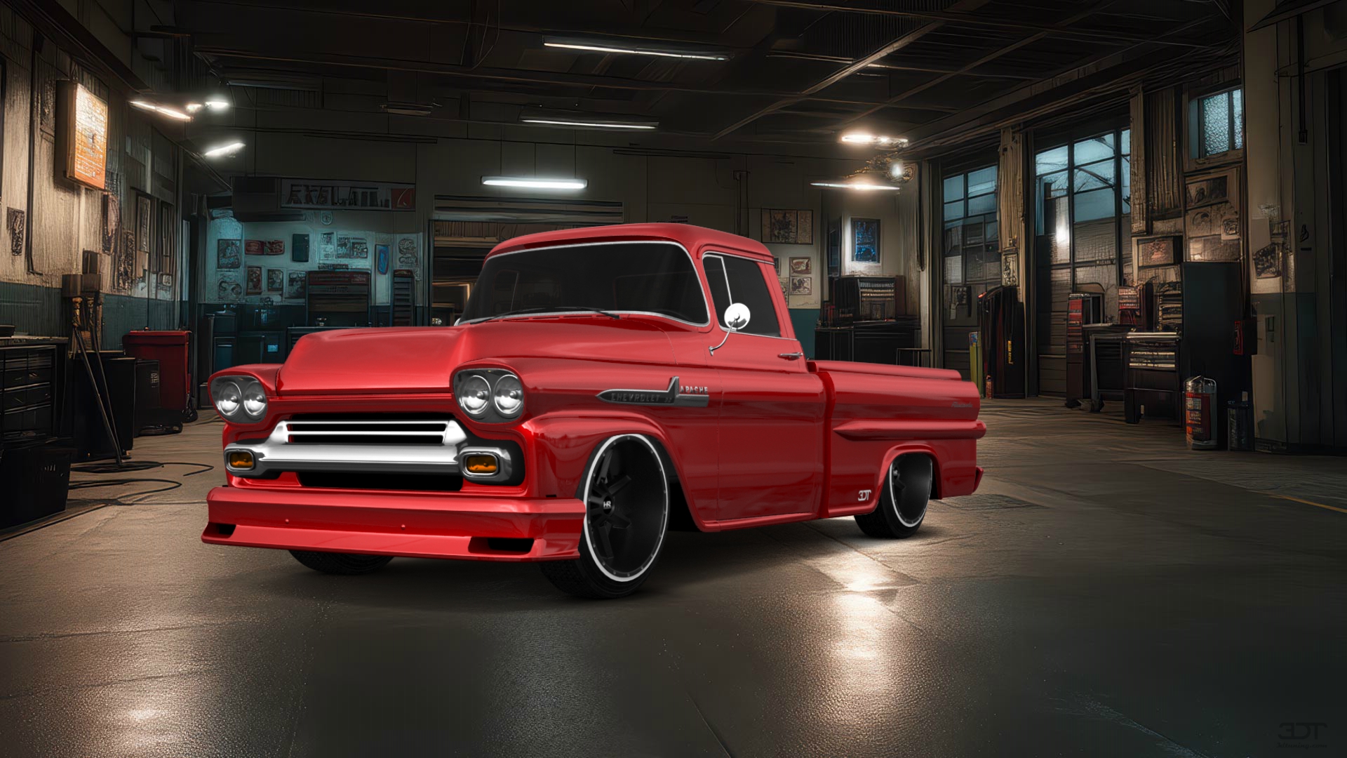 Chevrolet Apache 2 Door pickup truck 1958 tuning