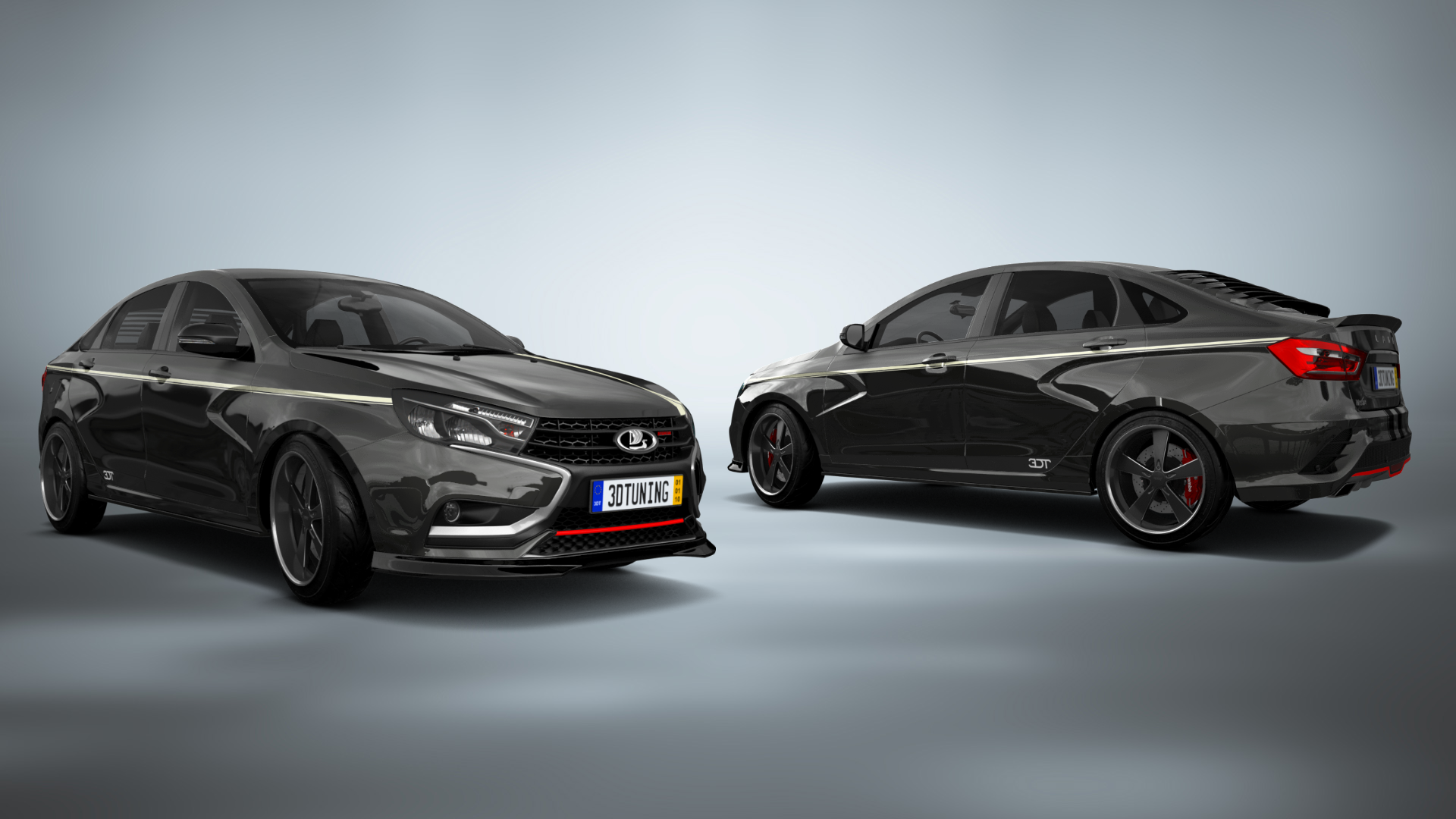 Lada Vesta 4 Door Saloon 2016 tuning