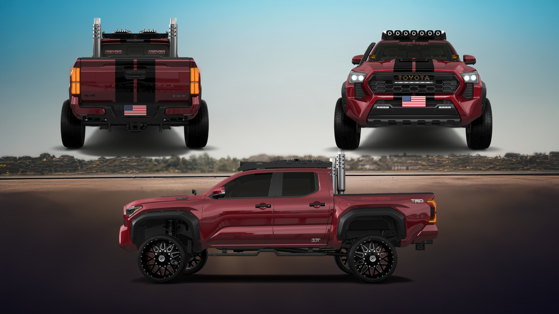 Toyota Tacoma Crew Cab 4 Door pickup truck 2024 tuning