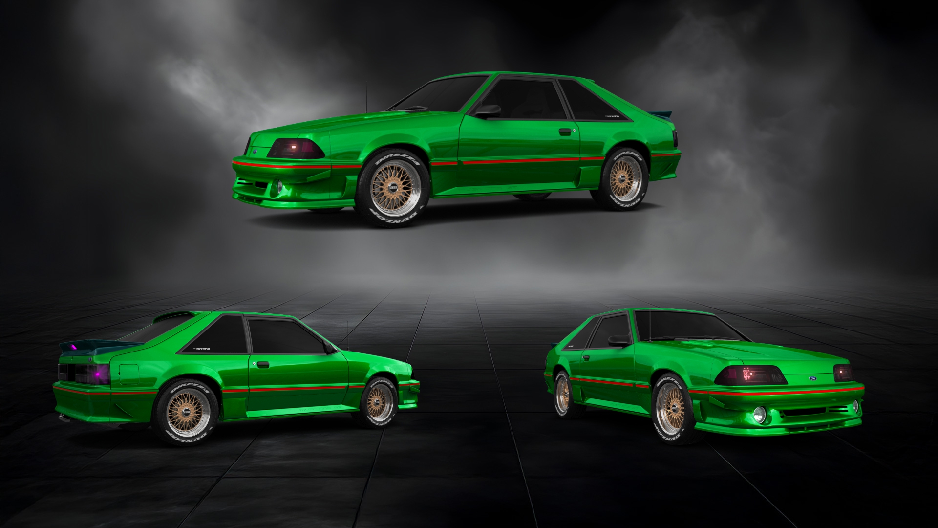 Ford Mustang 3 Door Hatchback 1988 tuning