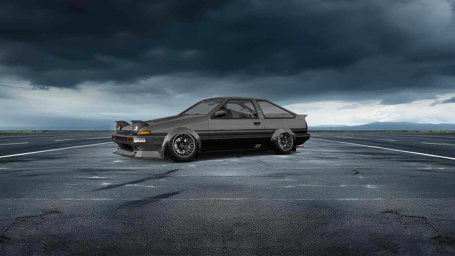 Toyota AE86 3 Door Hatchback 1985 tuning