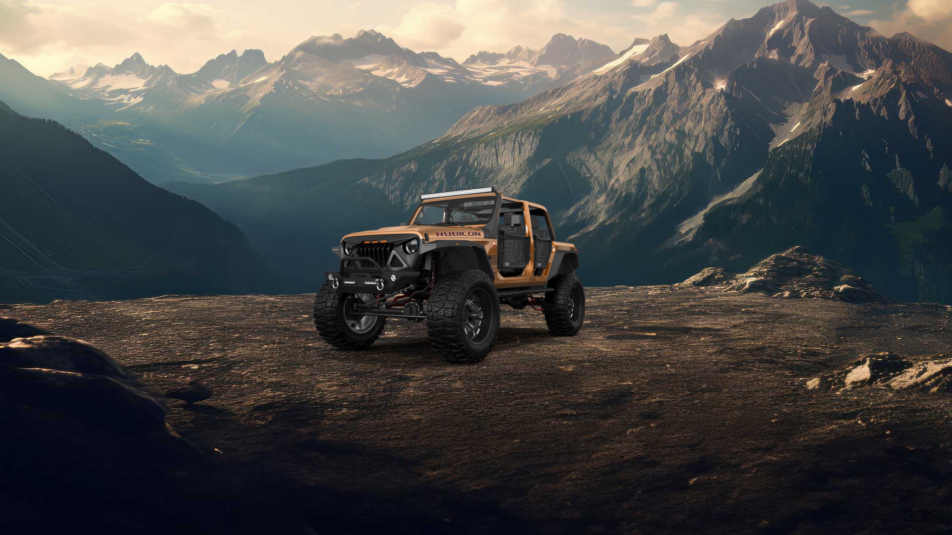 Jeep Wrangler Rubicon JL 4 Door SUV 2017 tuning