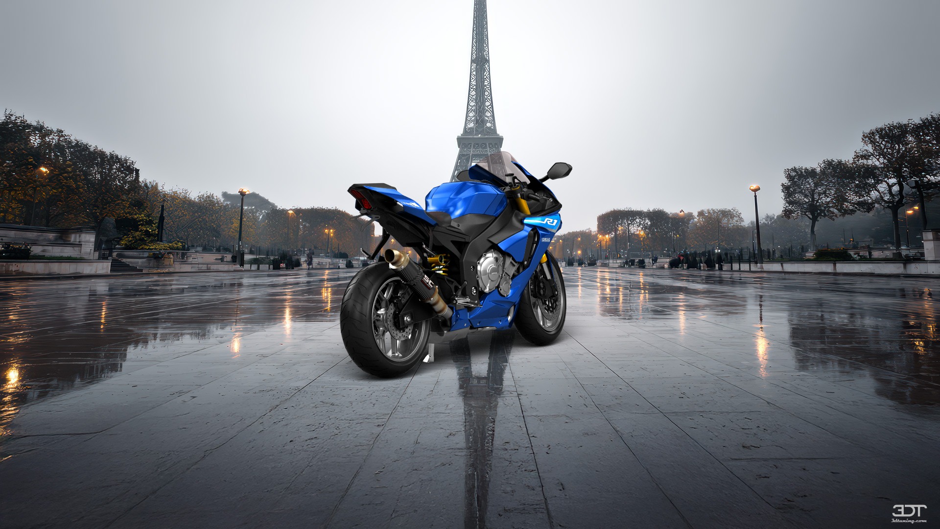 Tuning Yamaha YZF R1 Sport Bike 2015
