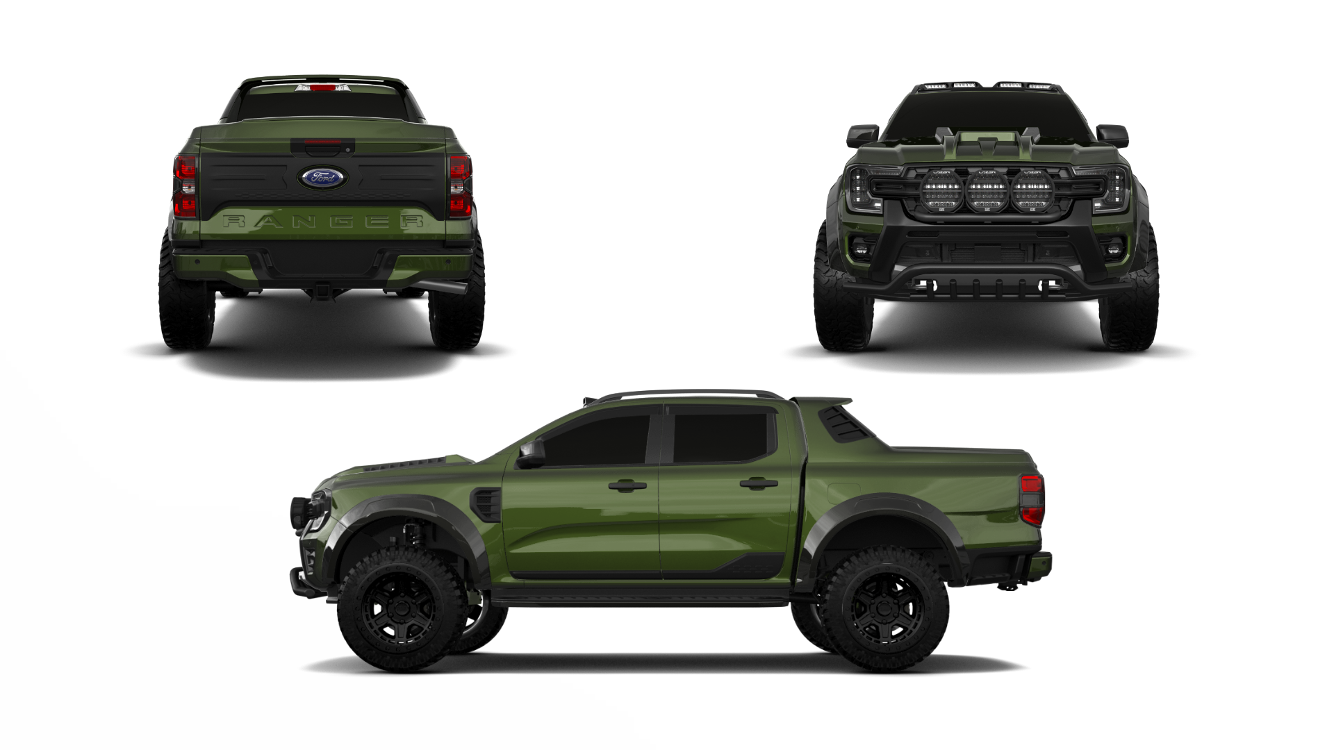 Ford Ranger 4 Door pickup truck 2022 Images