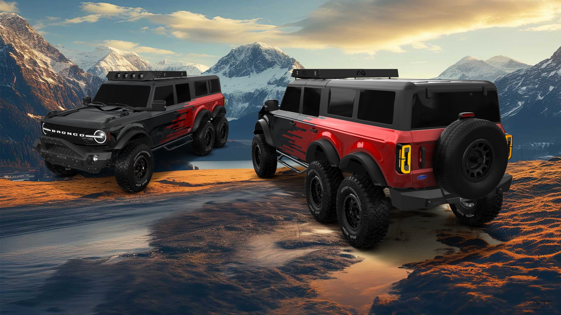 Ford Bronco 6X6 4 Door pickup truck 2021 tuning