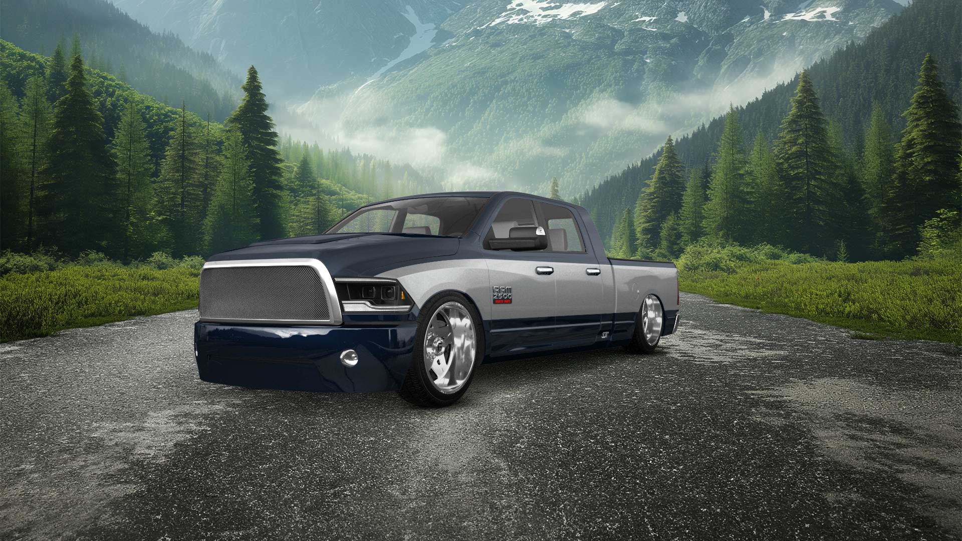 Dodge Ram 2500 Mega Cab 6.4 ft box 4 Door pickup truck 2010 tuning