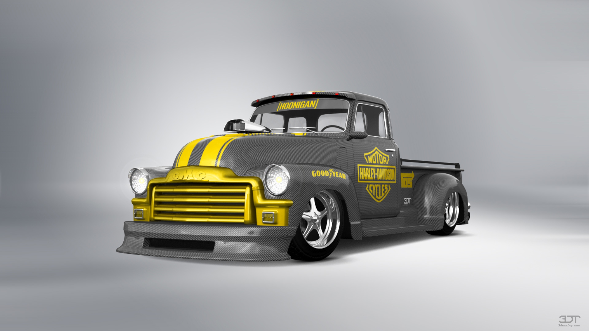GMC 100 Stepside 2 Door pickup truck 1954 tuning