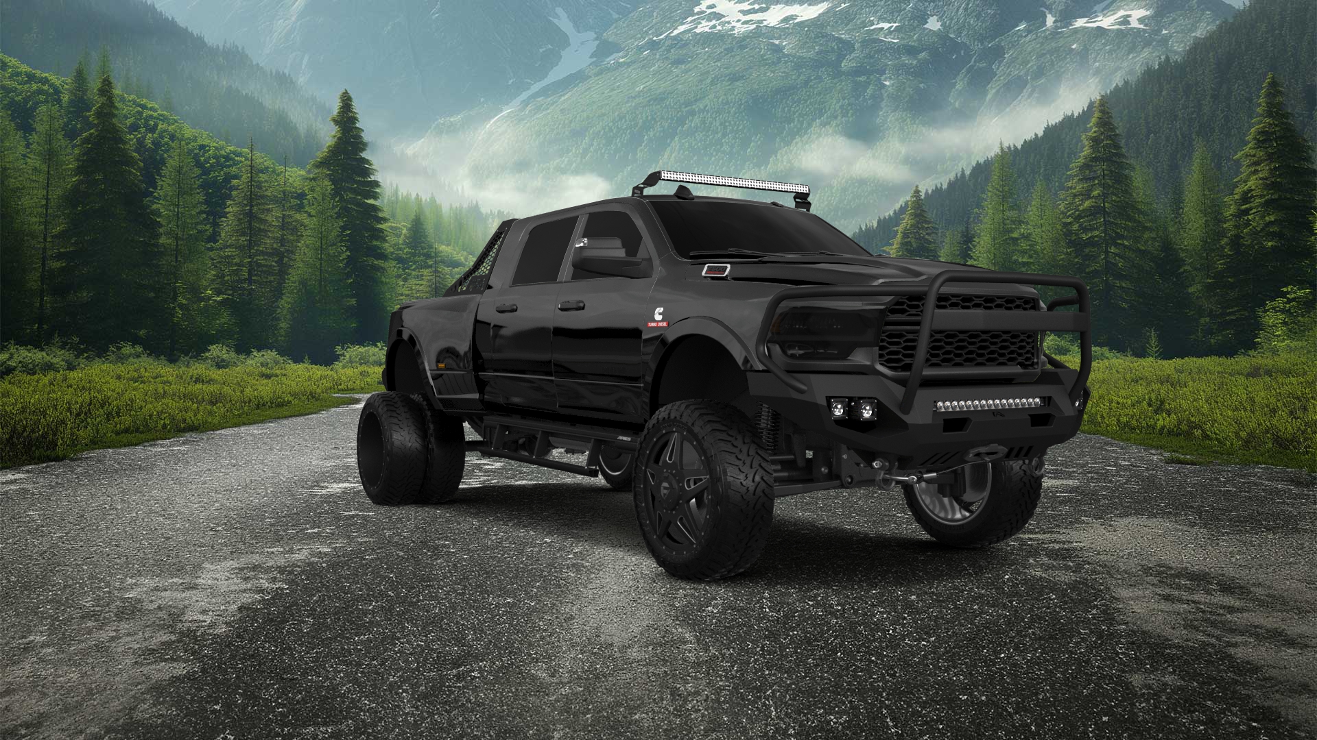 Dodge Ram 3500 4 Door pickup truck 2020 tuning