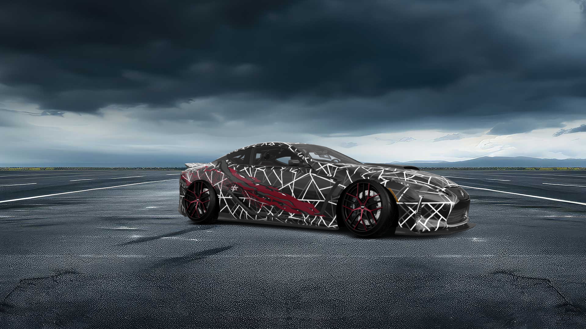 Lexus LC500 2 door fastback coupe 2017 tuning