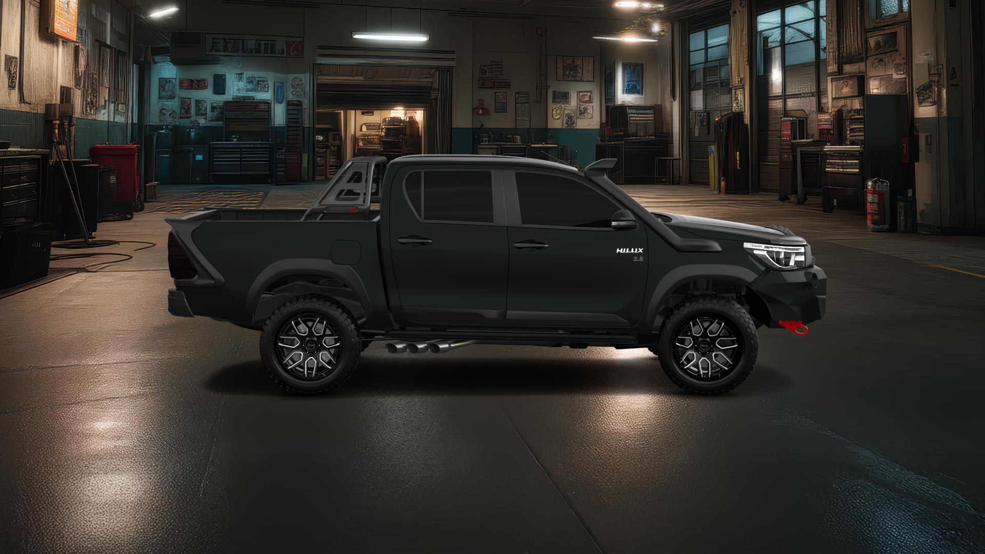 Toyota Hilux Double Cab 4 Door pickup truck 2015 tuning