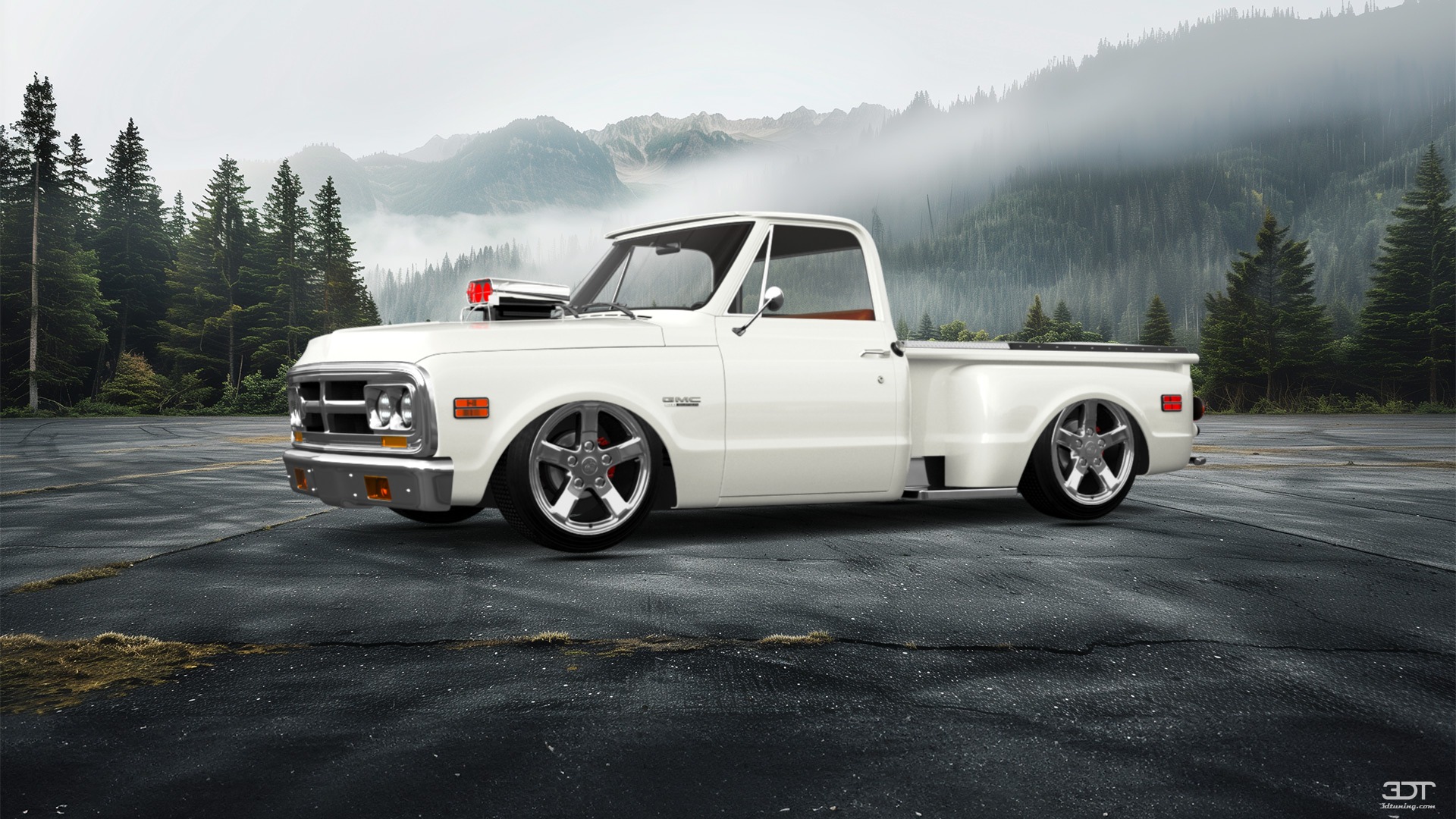 Tuning GMC K1500 2 Door pickup truck 1971