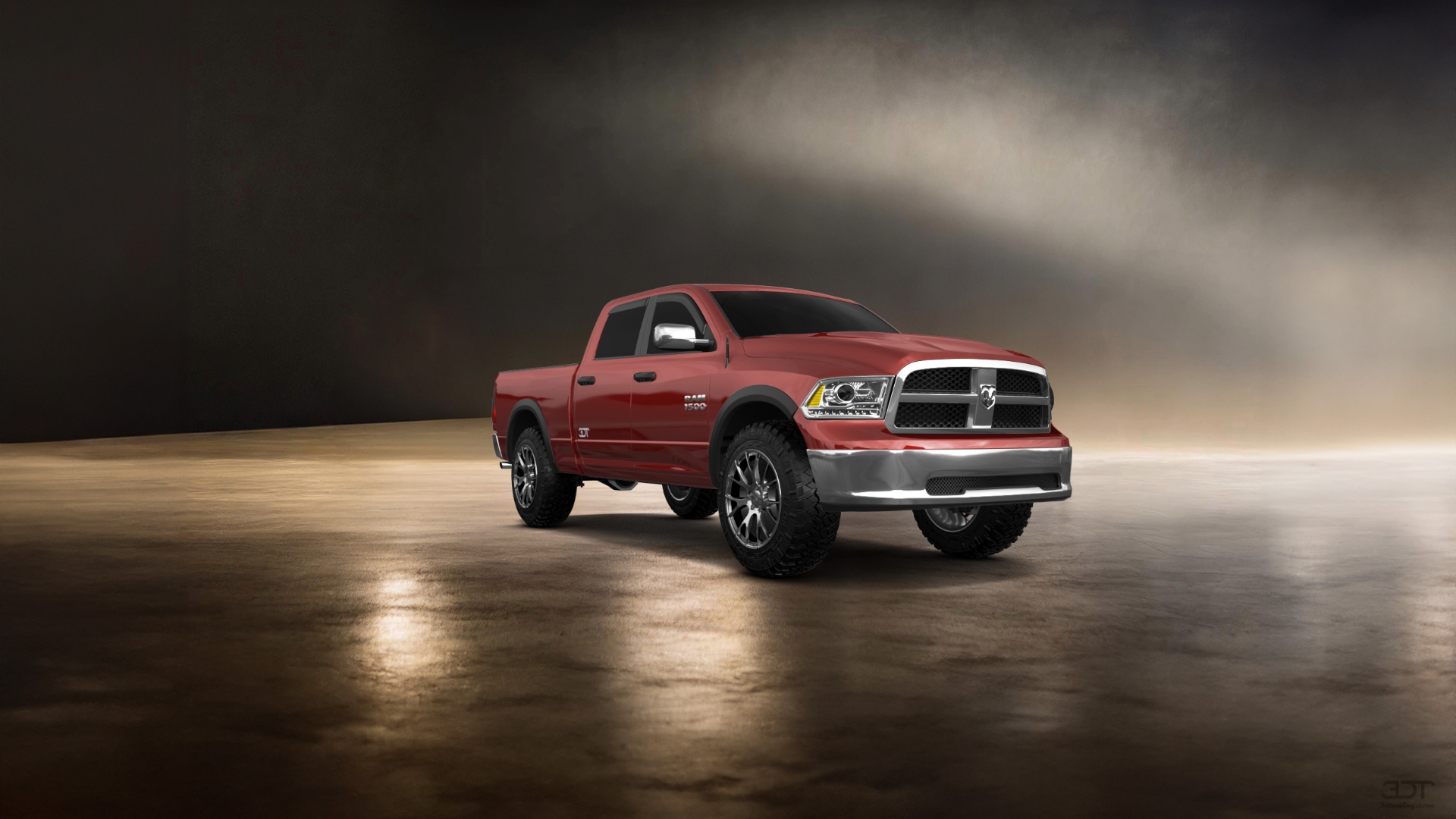 Dodge Ram 1500 Crew Cab 6.4 ft box 4 Door pickup truck 2009 tuning