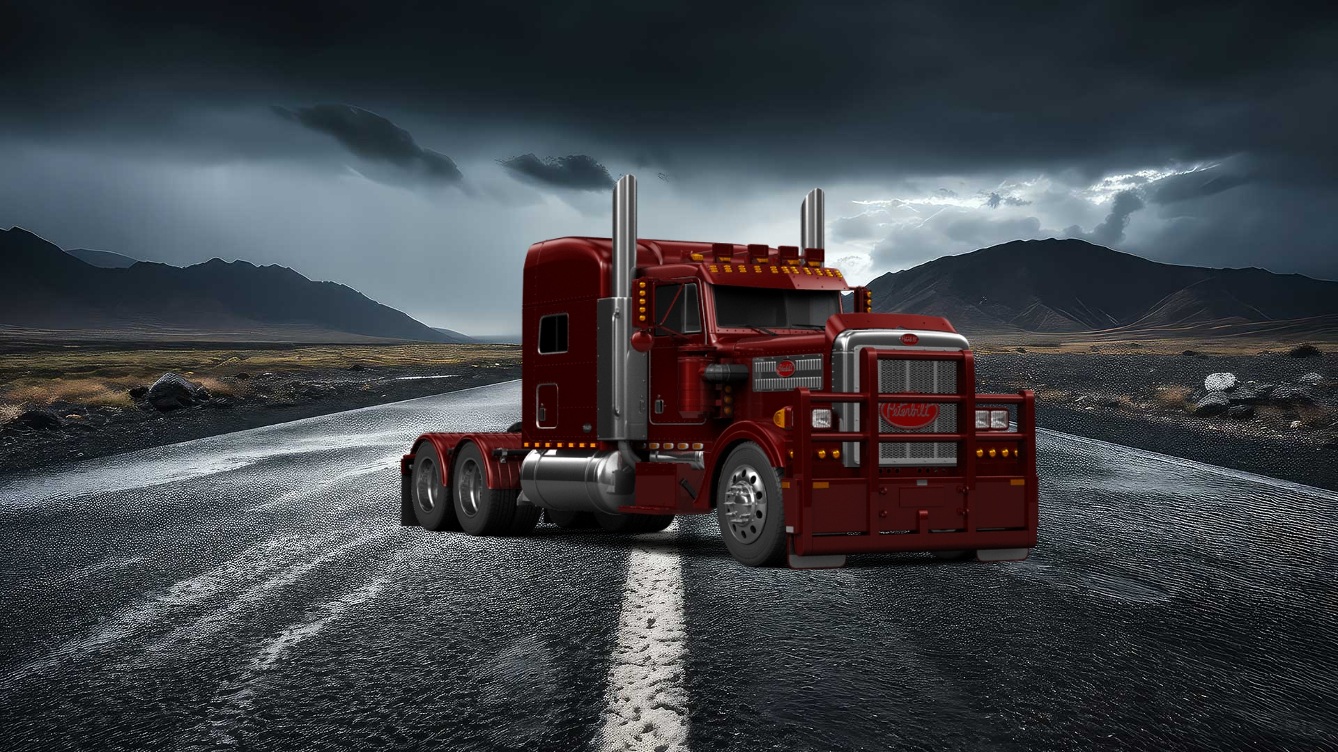 Peterbilt 359 Truck 1987