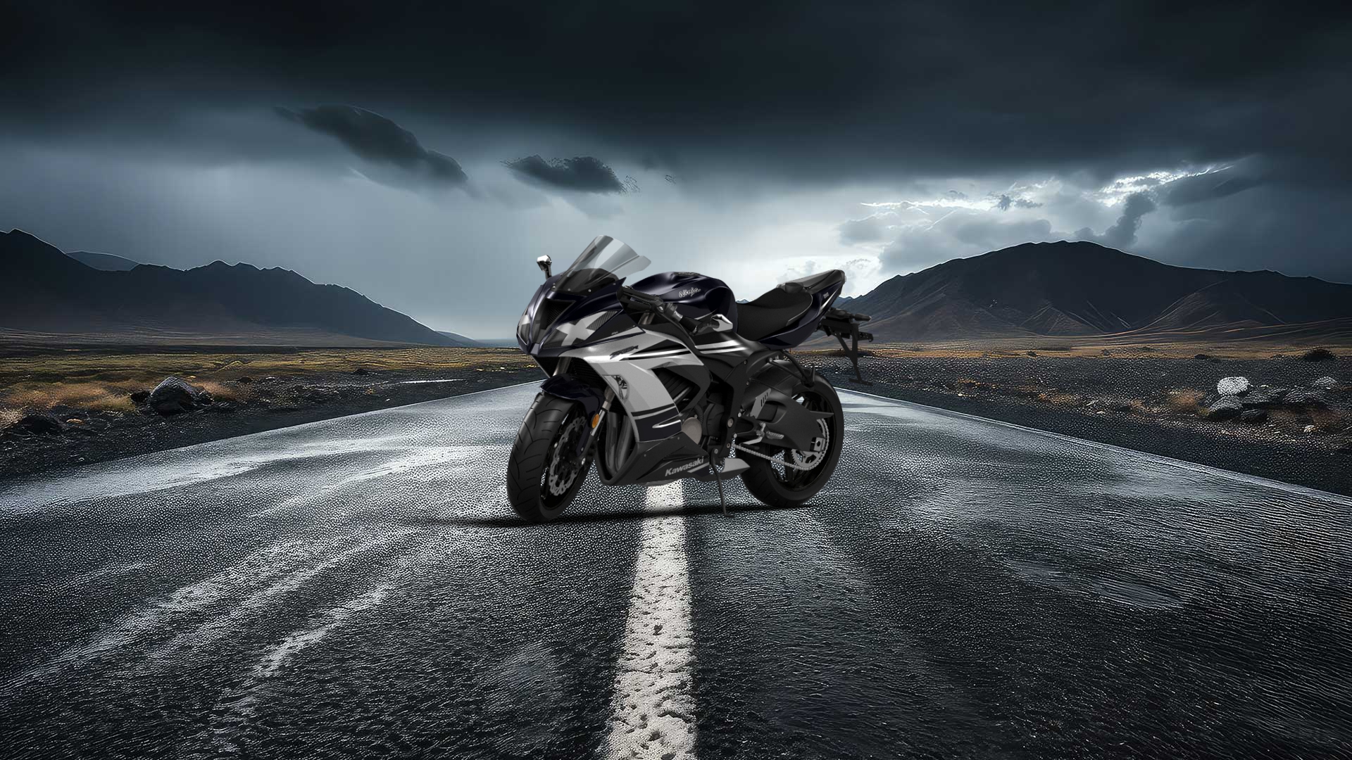 Kawasaki Ninja ZX 6R Sport Bike 2015 tuning