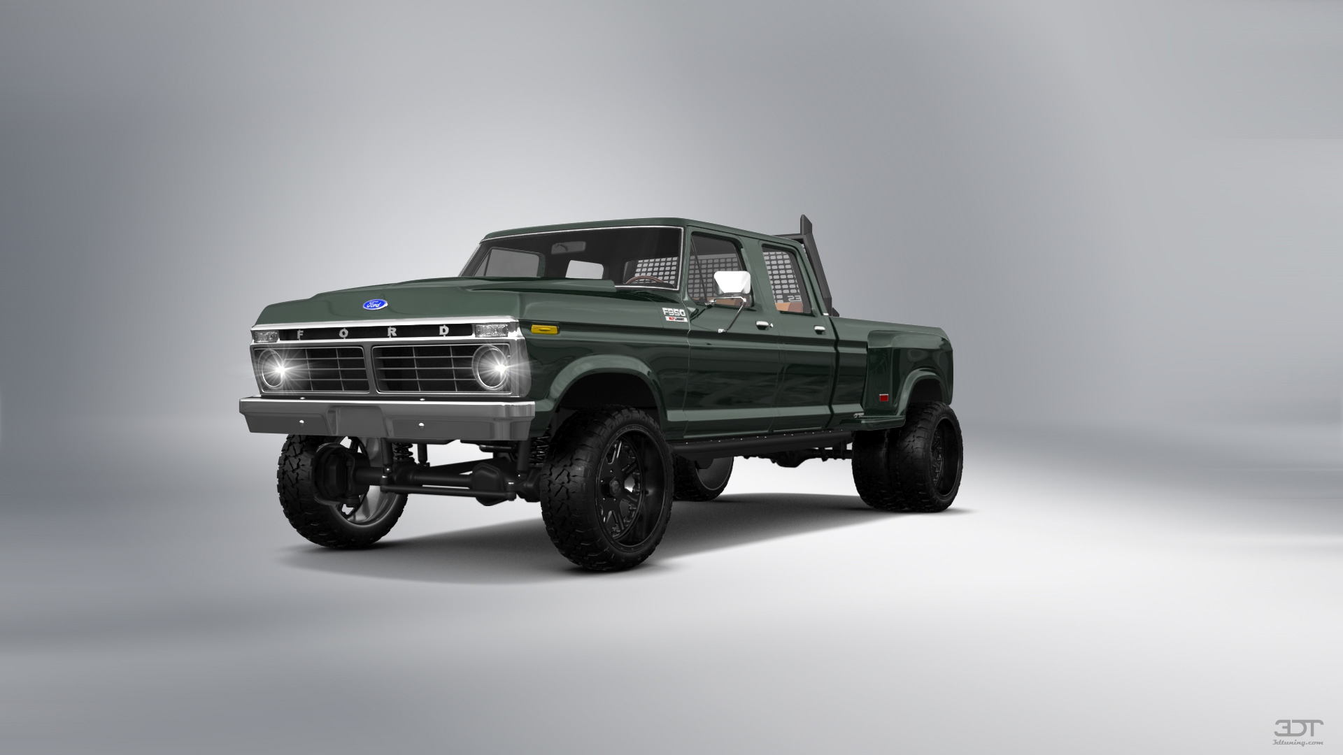 Ford F-350 Dually 4 Door pickup truck 1973