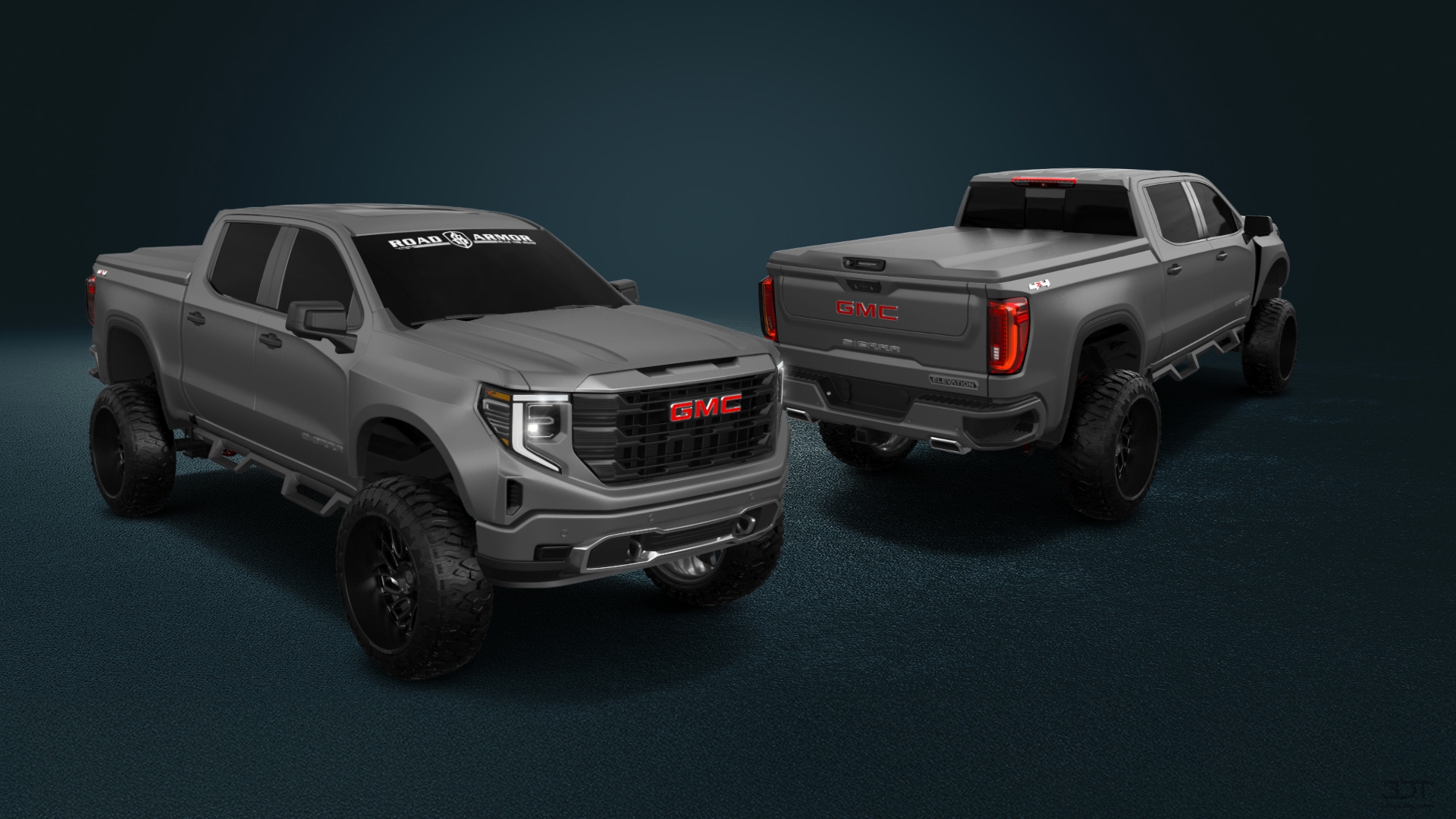 GMC Sierra 1500 Crew Cab 5.8 ft box 4 Door pickup truck 2023 tuning