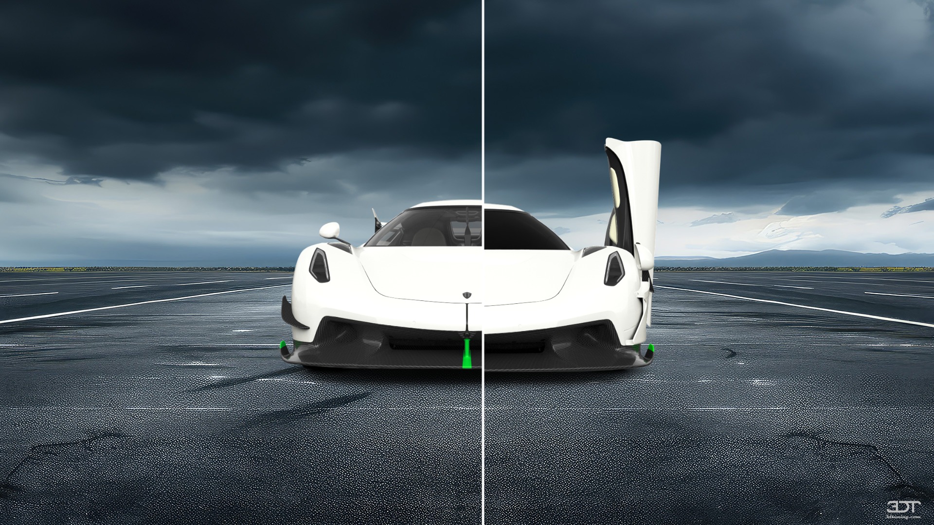 Koenigsegg Jesko 2 door targa top 2020 tuning