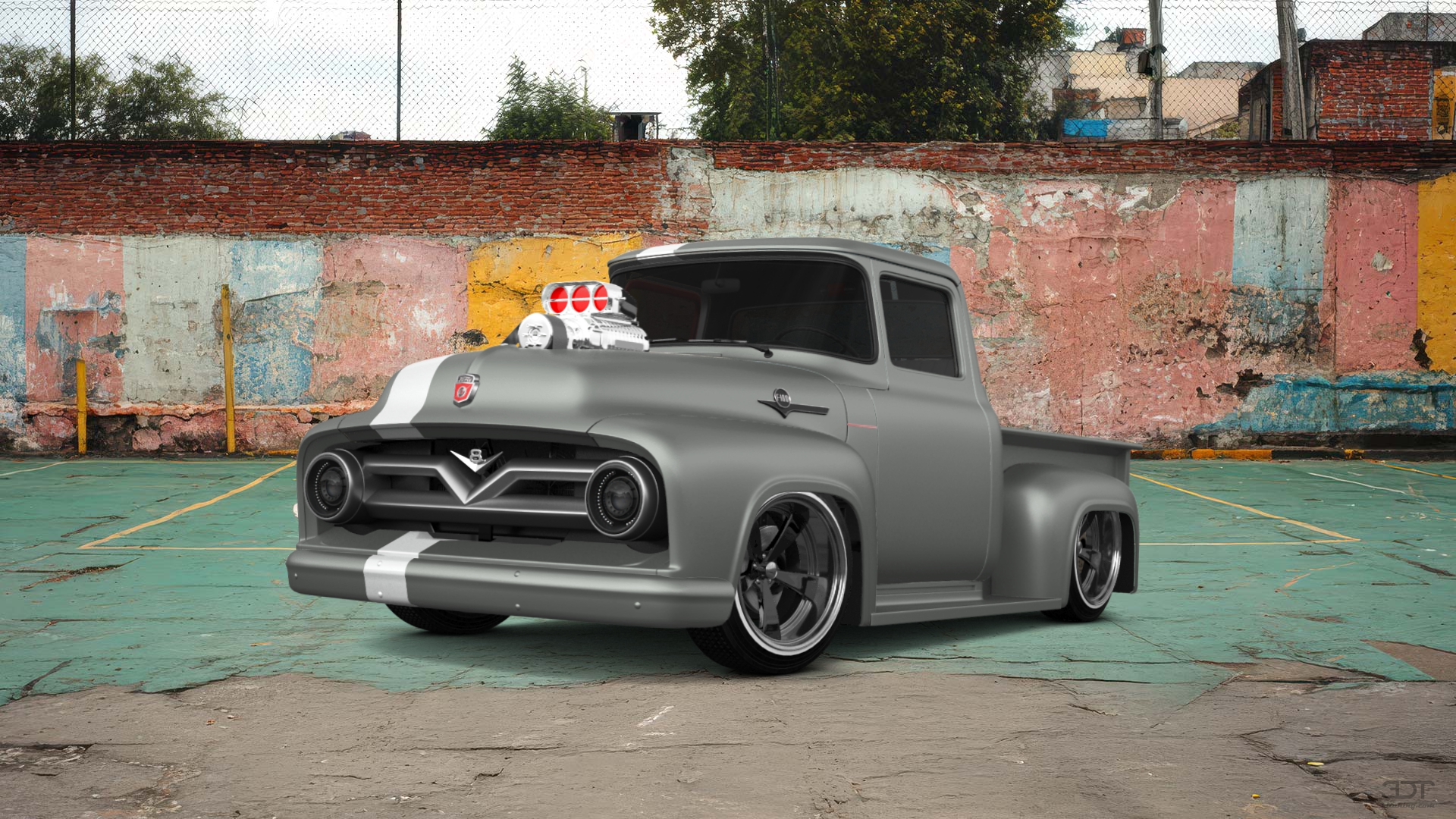 Ford F-100 2 Door truck 1956 tuning