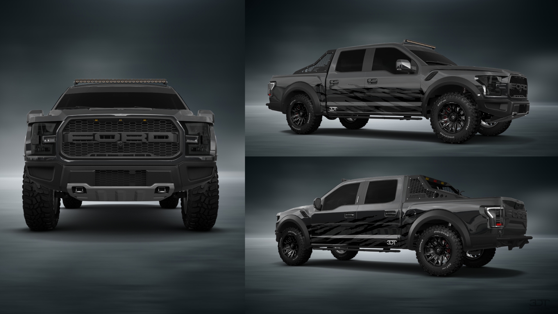 Ford F-150 Raptor 4 Door pickup truck 2017 tuning