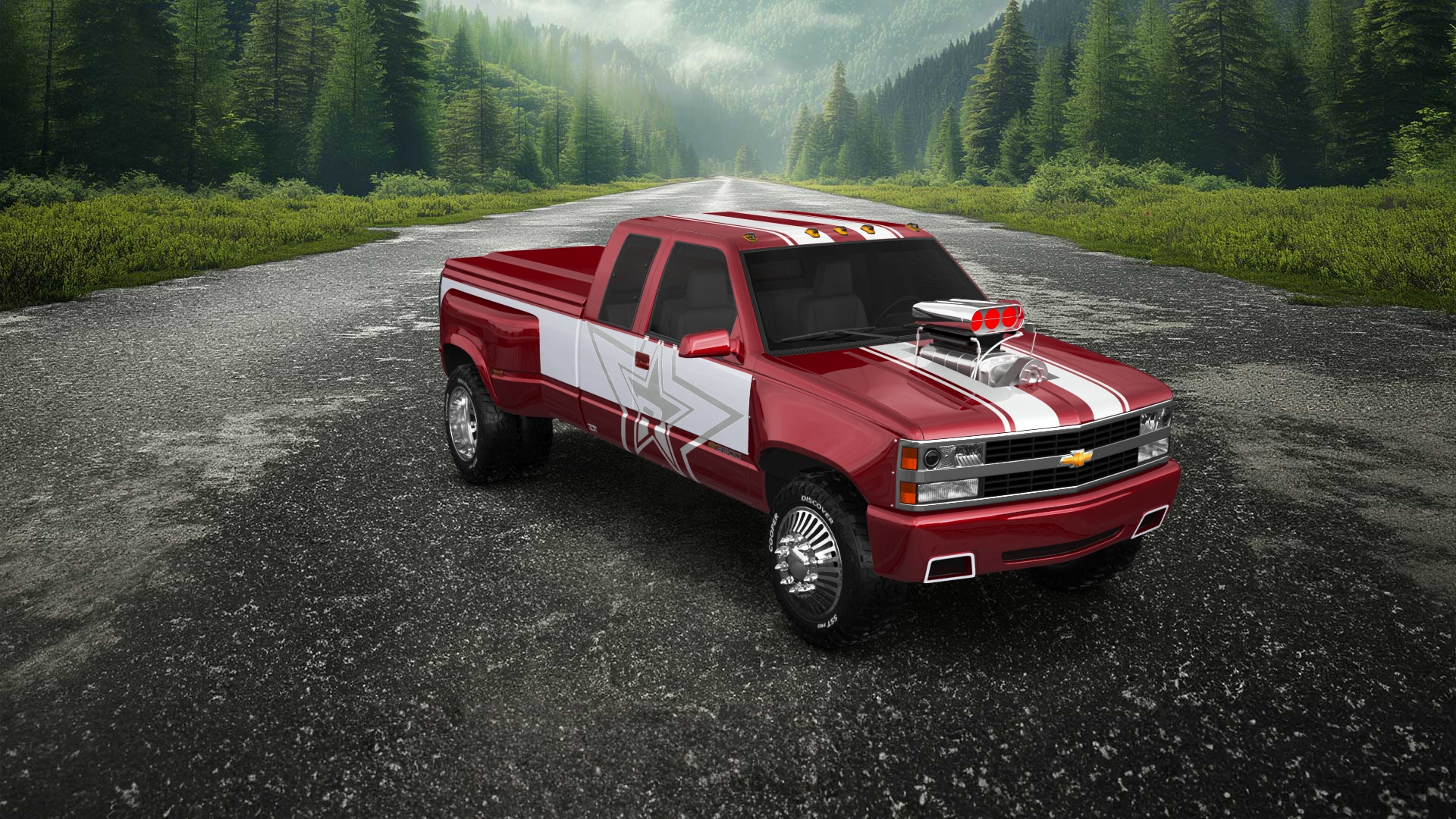 Chevrolet K3500 Extended Cab Pickup Truck 1988 tuning