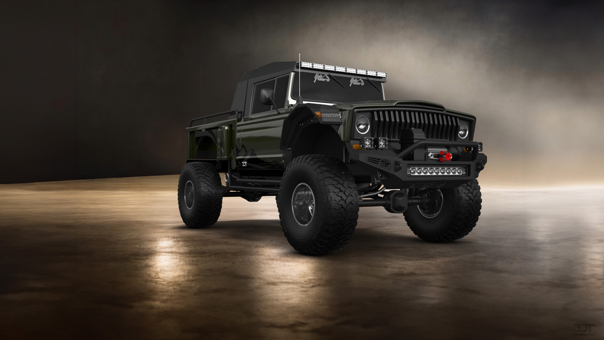 Jeep Kaiser M715 2 Door pickup truck 1968 tuning