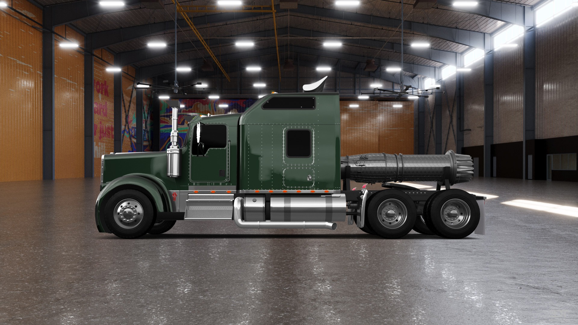Kenworth W900 Sleeper Cab Truck 2015