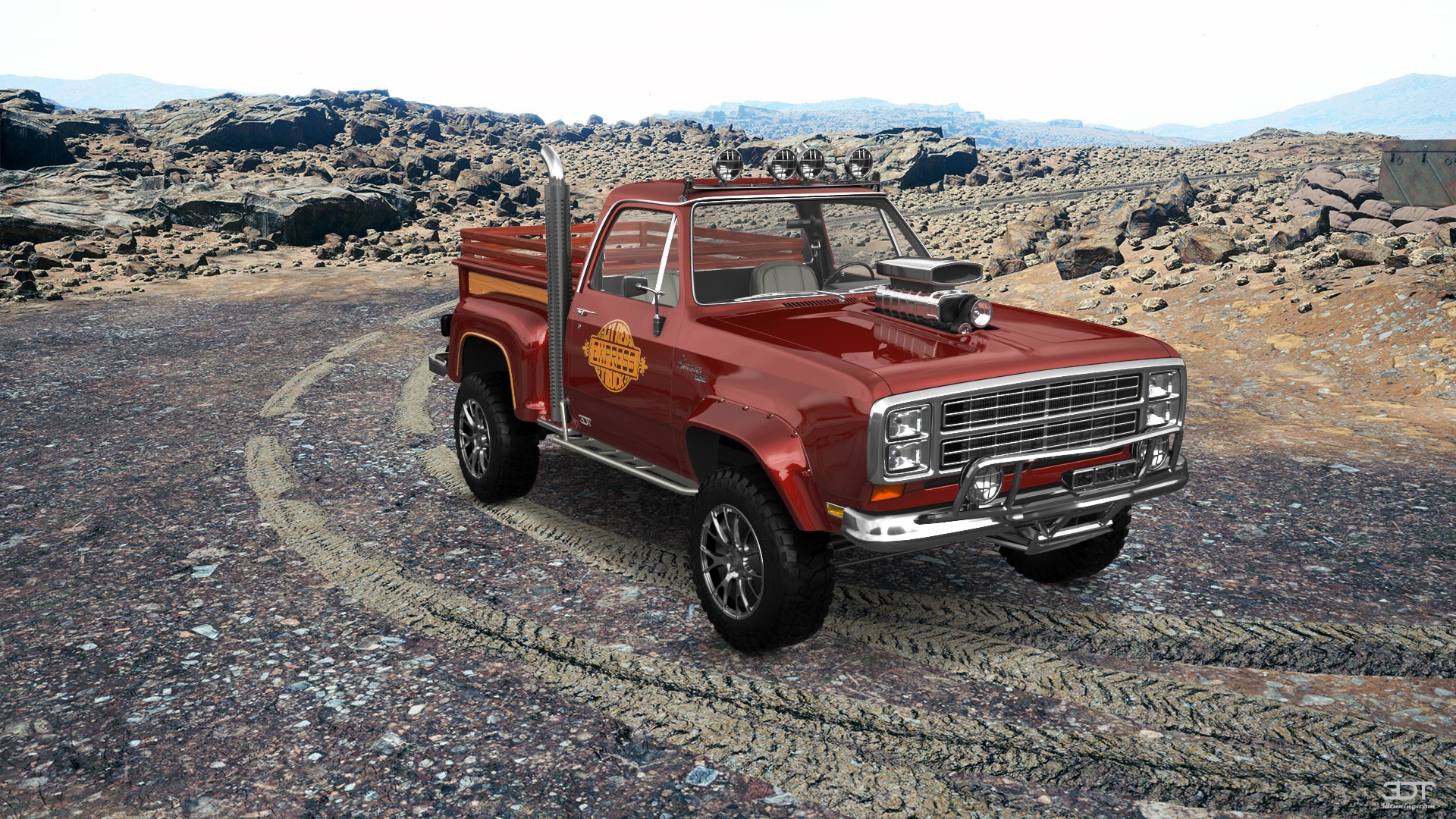 Dodge Lil Red Express 2 Door pickup truck 1979