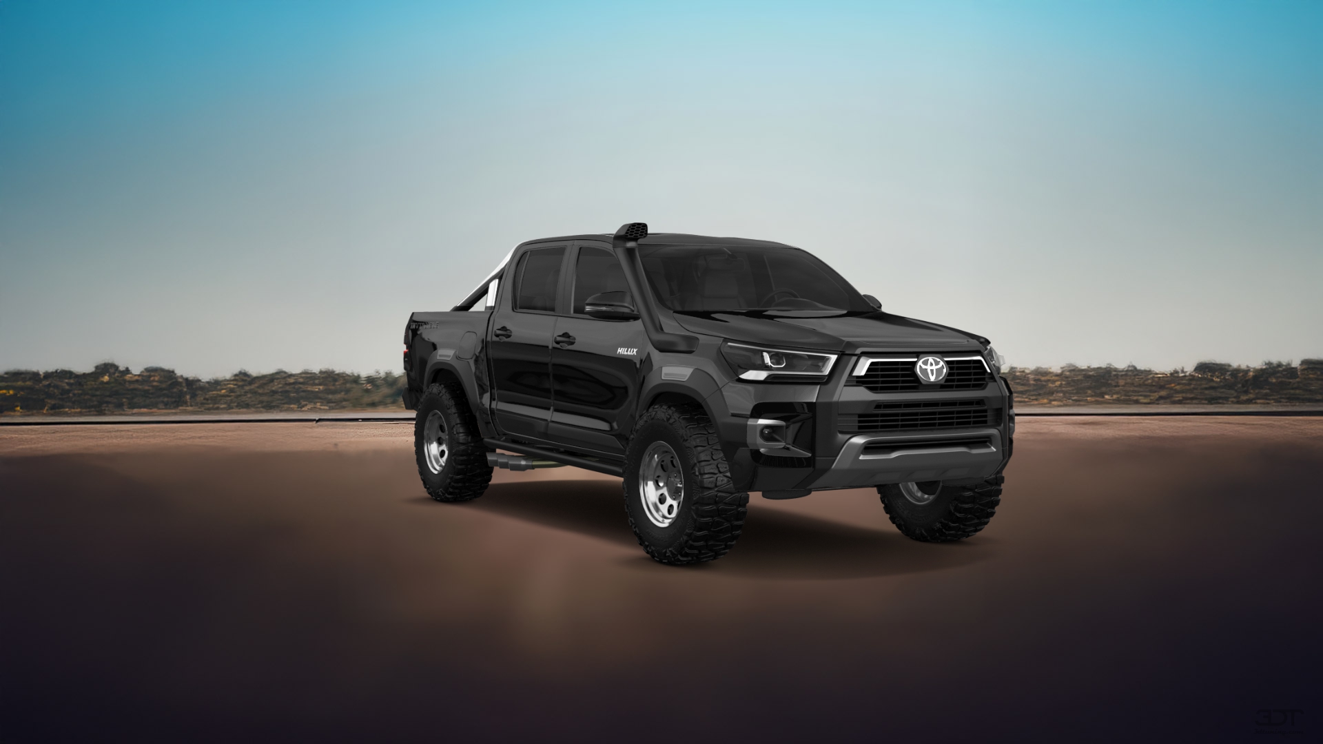 Toyota Hilux Double Cab 4 Door pickup truck 2015 tuning