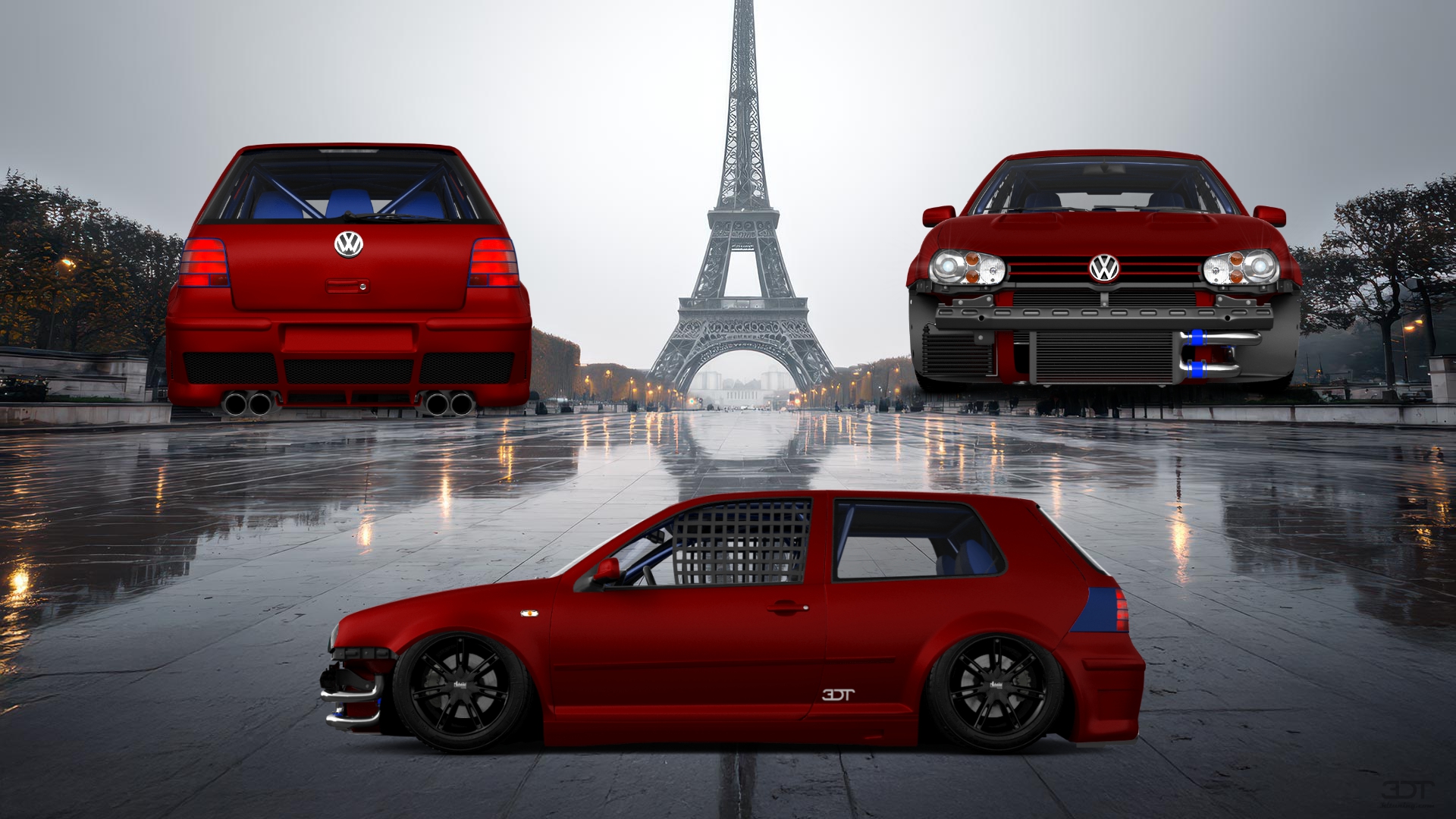 Volkswagen Golf 4 (mk4) 3 Door Hatchback 1997 tuning