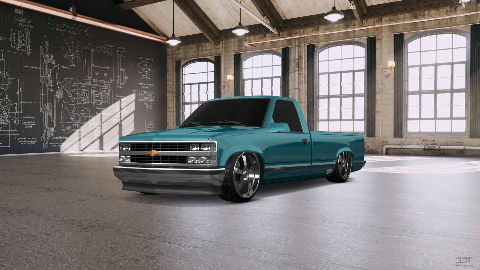 Chevrolet K1500 Regular Cab Fleetside Pickup 1988