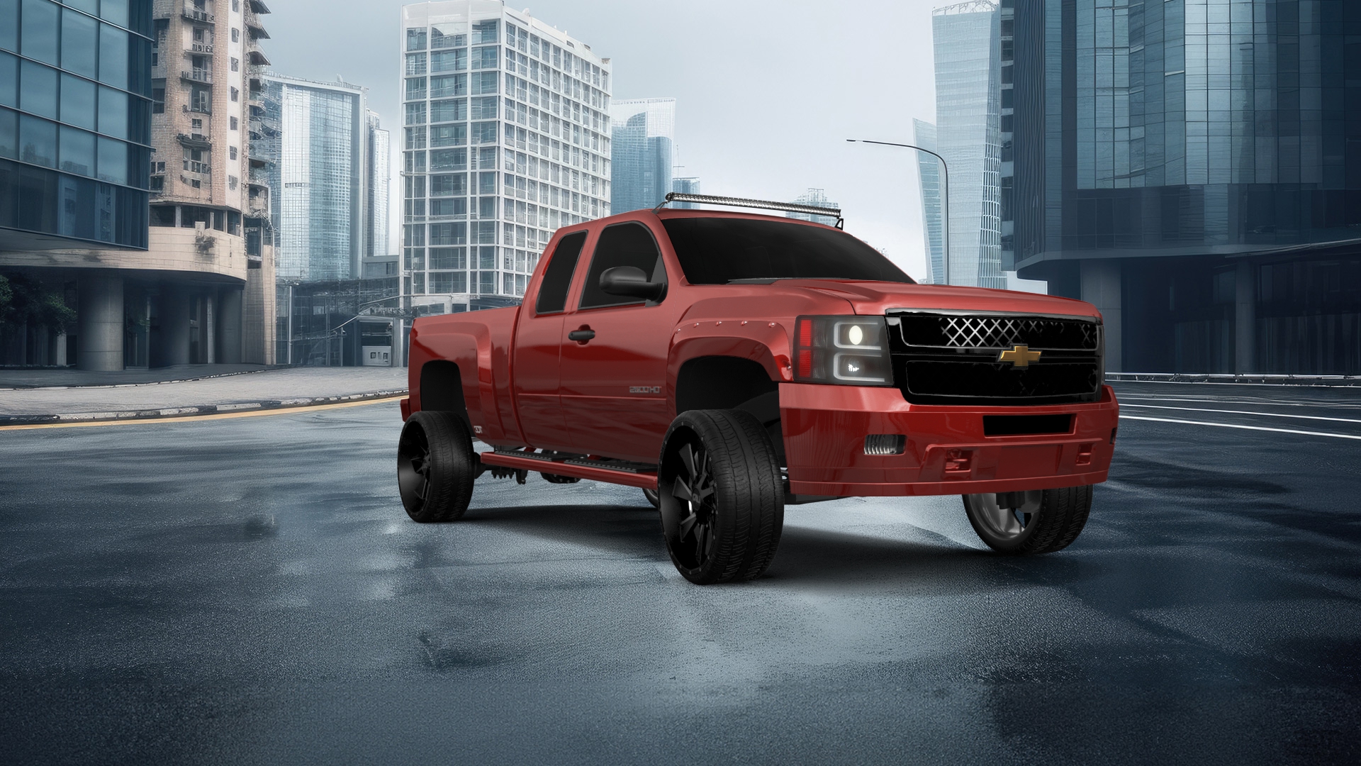 Chevrolet Silverado 2500 HD Extended Cab Pickup Truck 2007 tuning