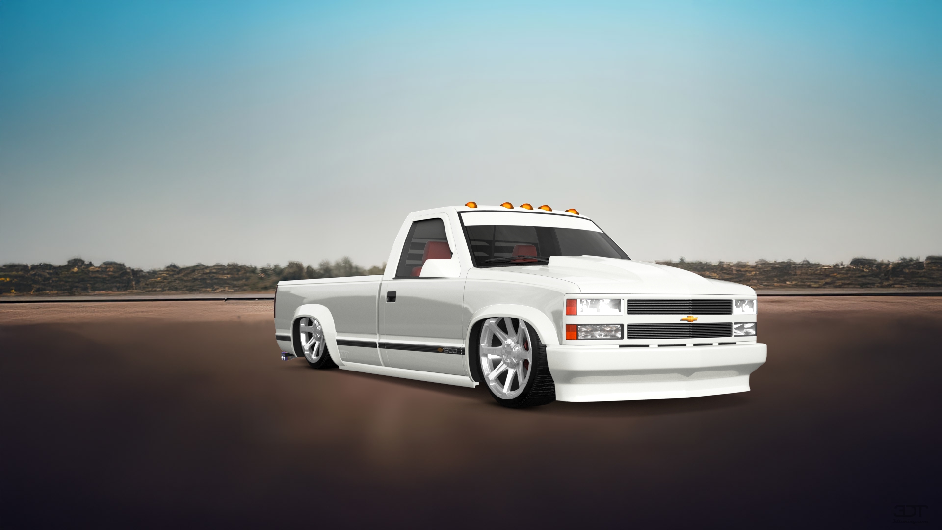 Chevrolet K1500 Regular Cab Fleetside Pickup 1988