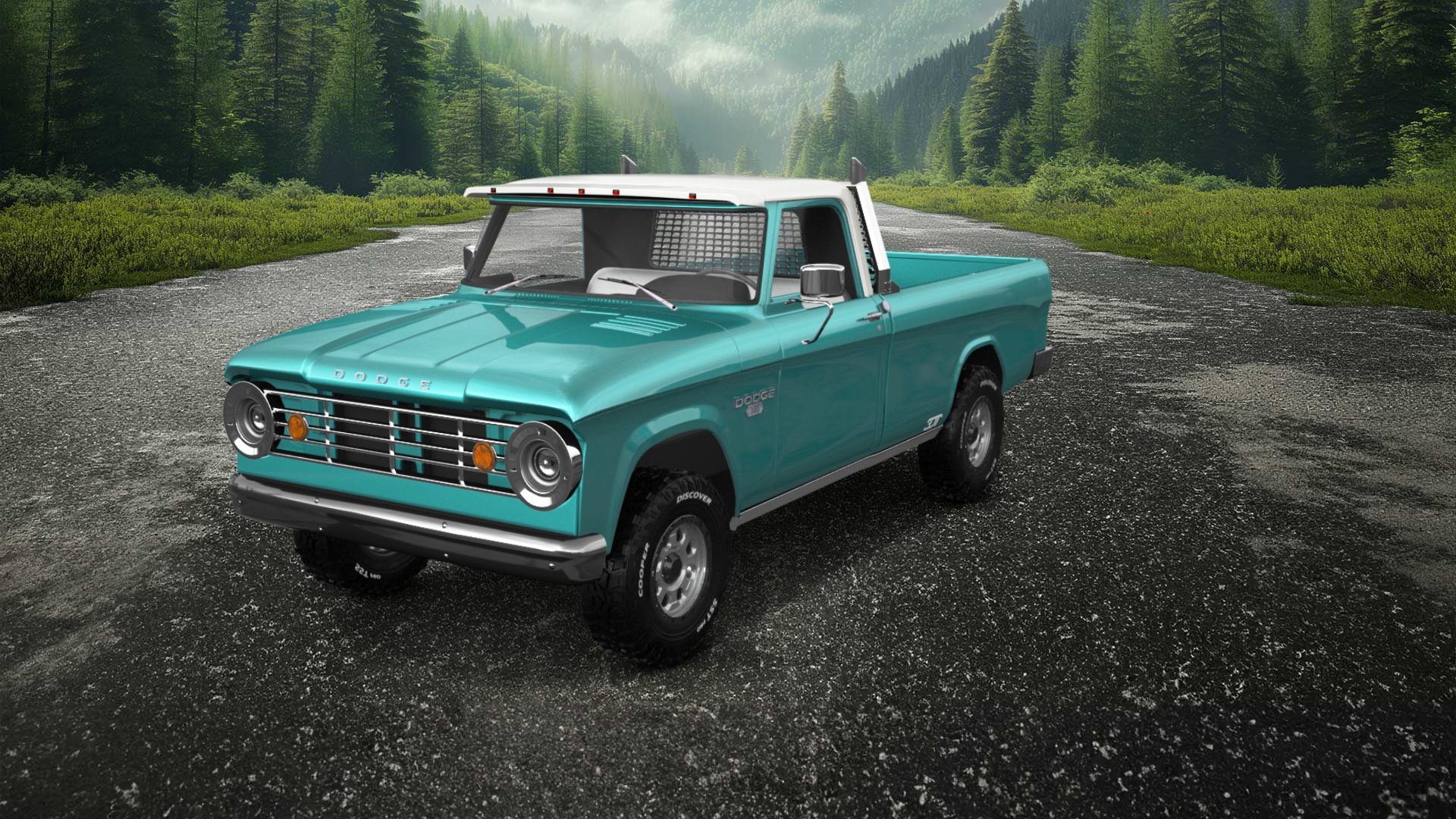 Dodge Power Wagon W200 2 Door pickup truck 1966