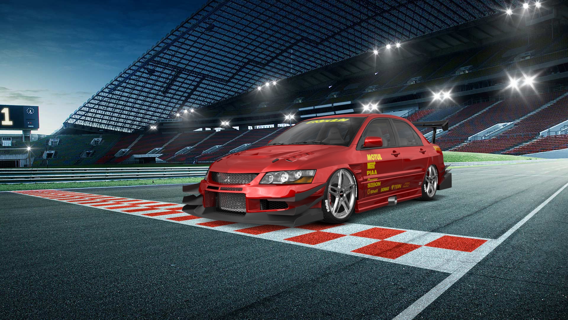 Mitsubishi Lancer Evo IX 4 Door Saloon 2005 tuning