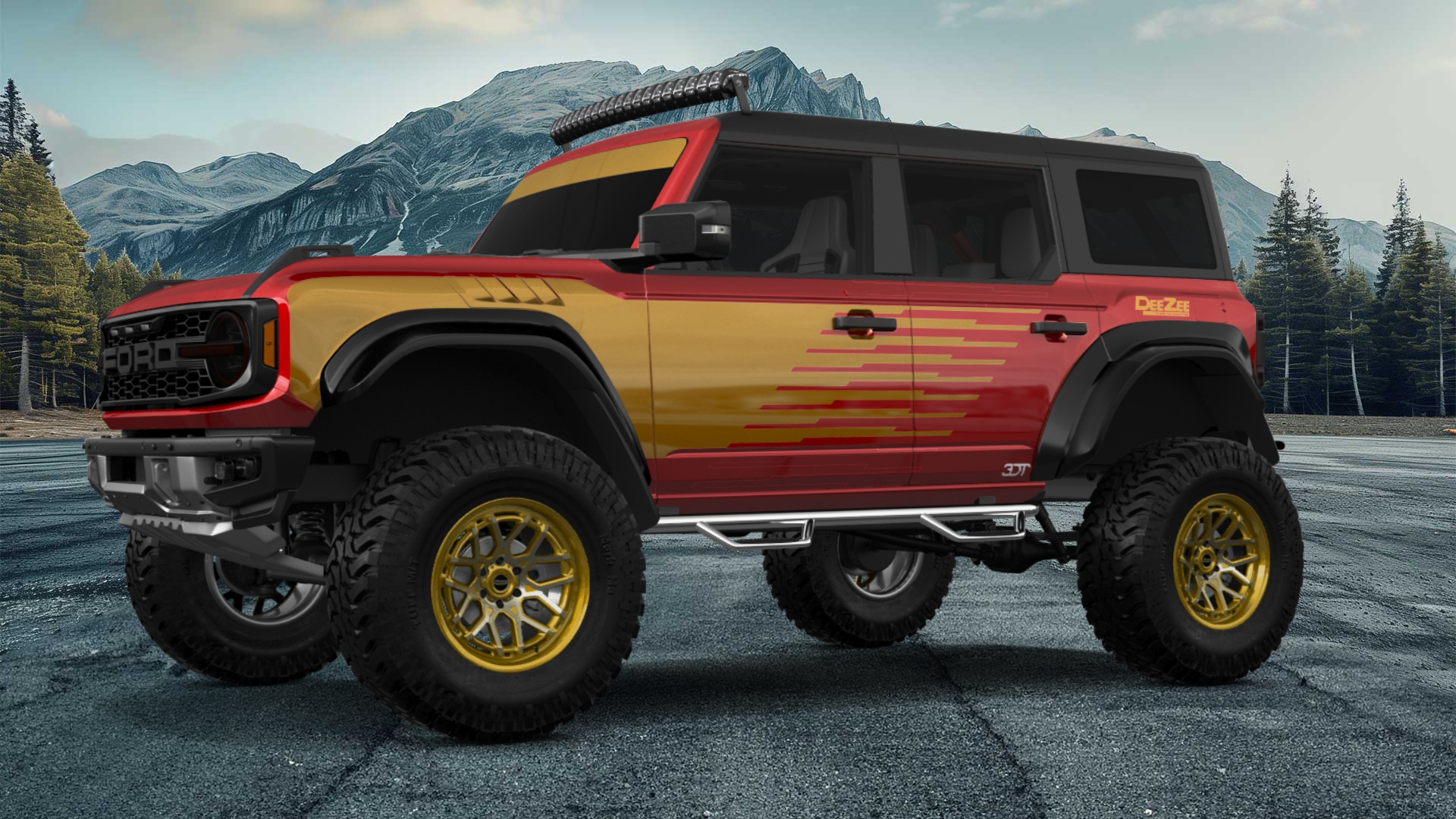 Ford Bronco Raptor 4 Door pickup truck 2022