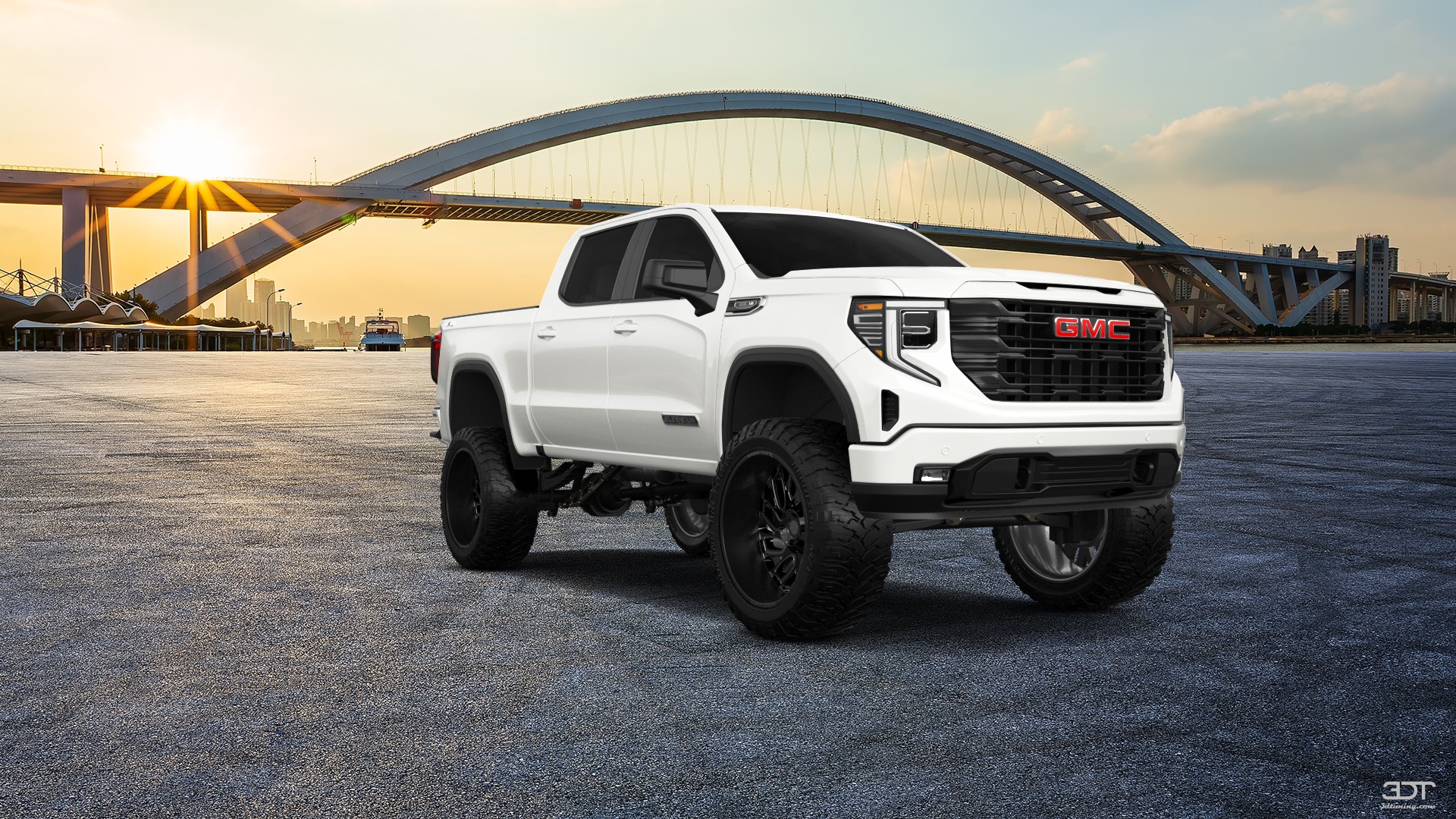 GMC Sierra 1500 Crew Cab 5.8 ft box 4 Door pickup truck 2023 tuning