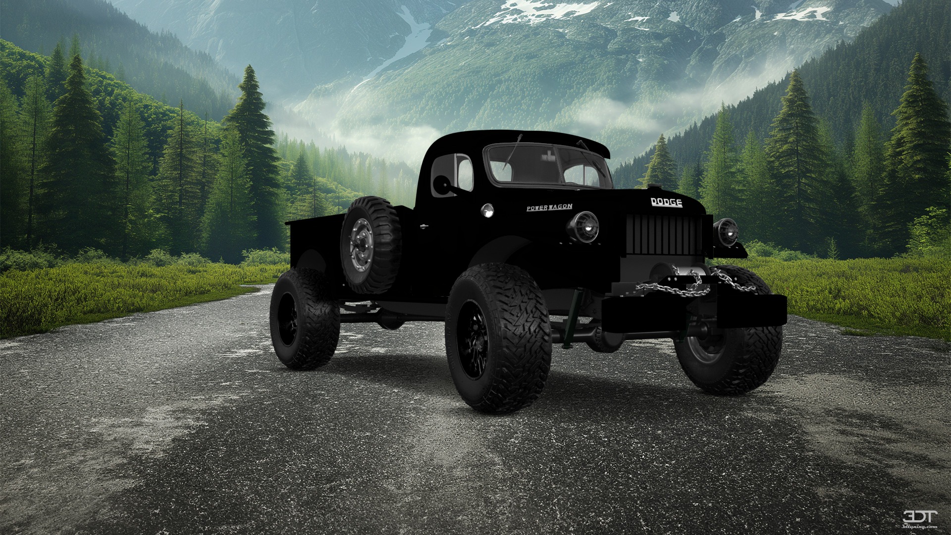 Dodge Power Wagon 2 Door pickup truck 1947