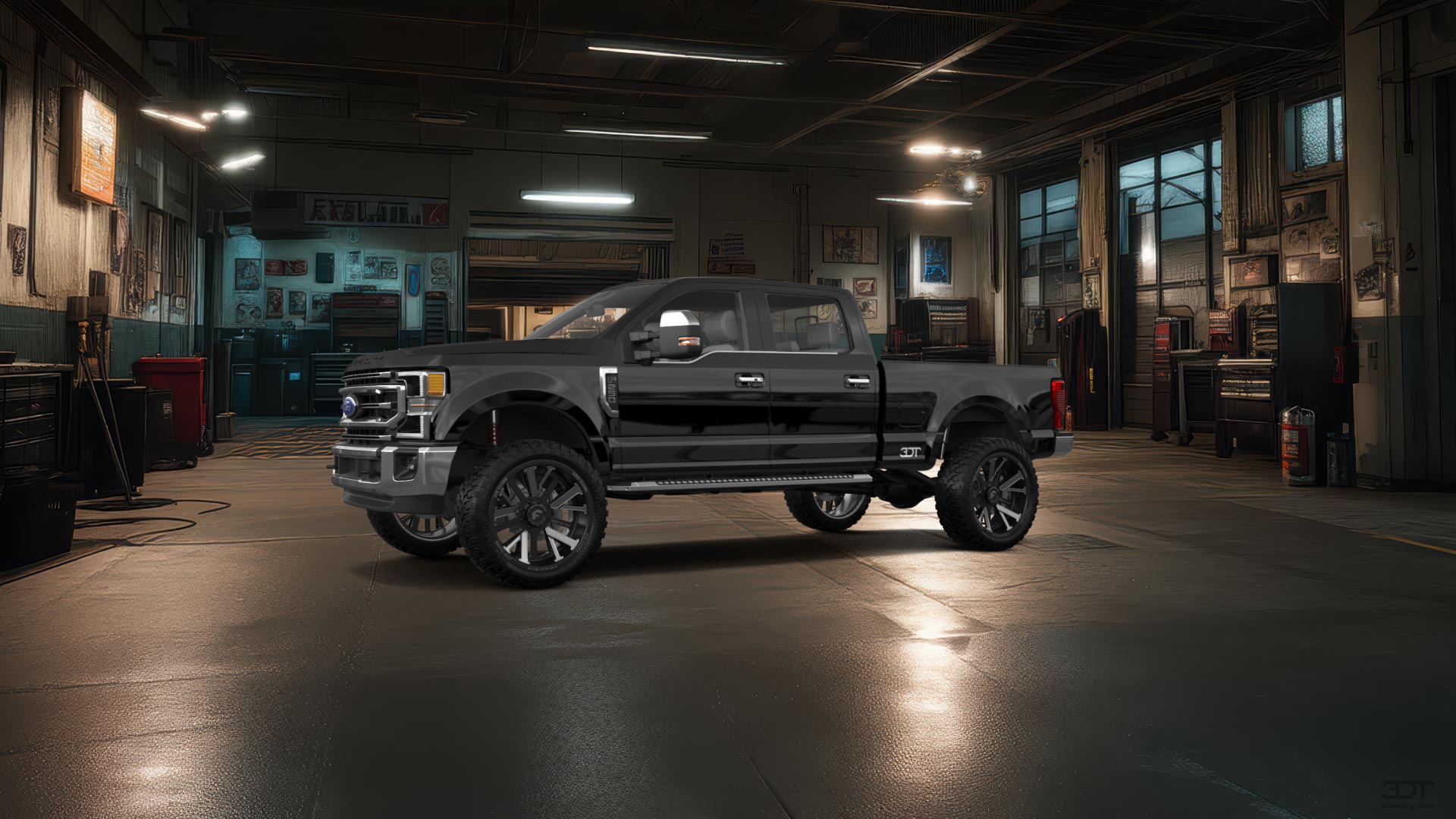 Ford F-250 4 Door pickup truck 2021 tuning