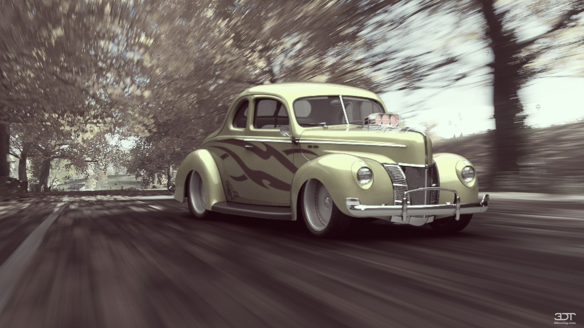 Ford De Luxe Coupe Liftback 1940 图片