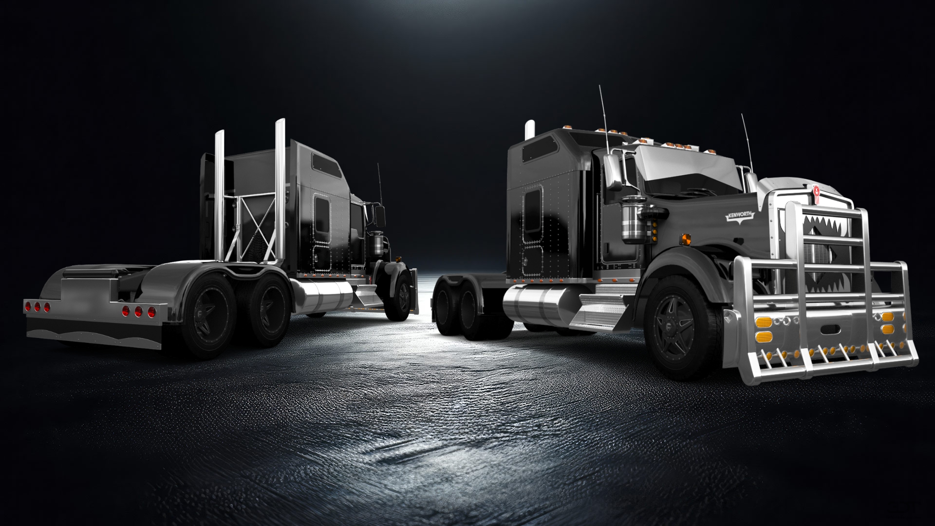 Kenworth W900 Sleeper Cab Truck 2015