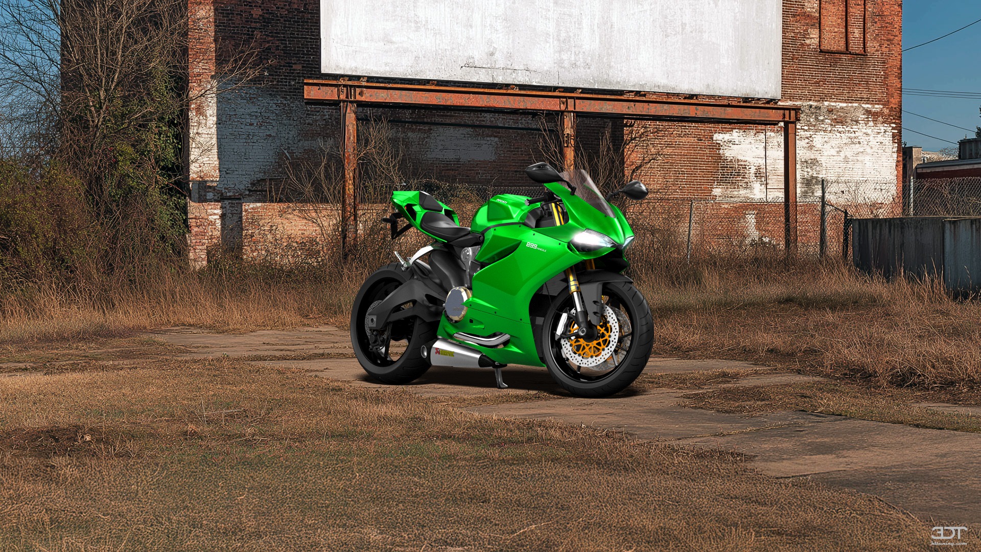 Ducati 899 Panigale Sport Bike 2015 tuning