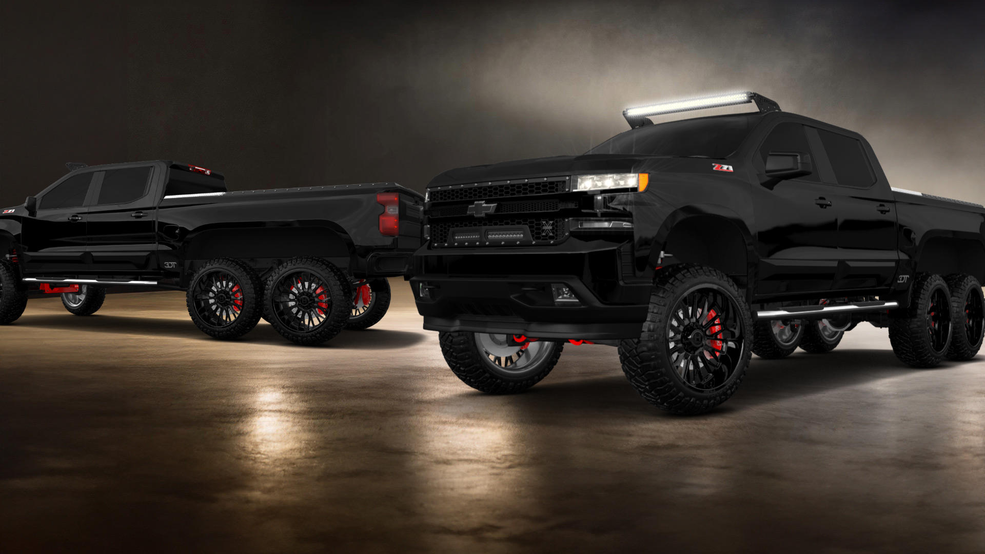 Tuning Chevrolet Silverado Hennessey Goliath 6X6 Truck 2020