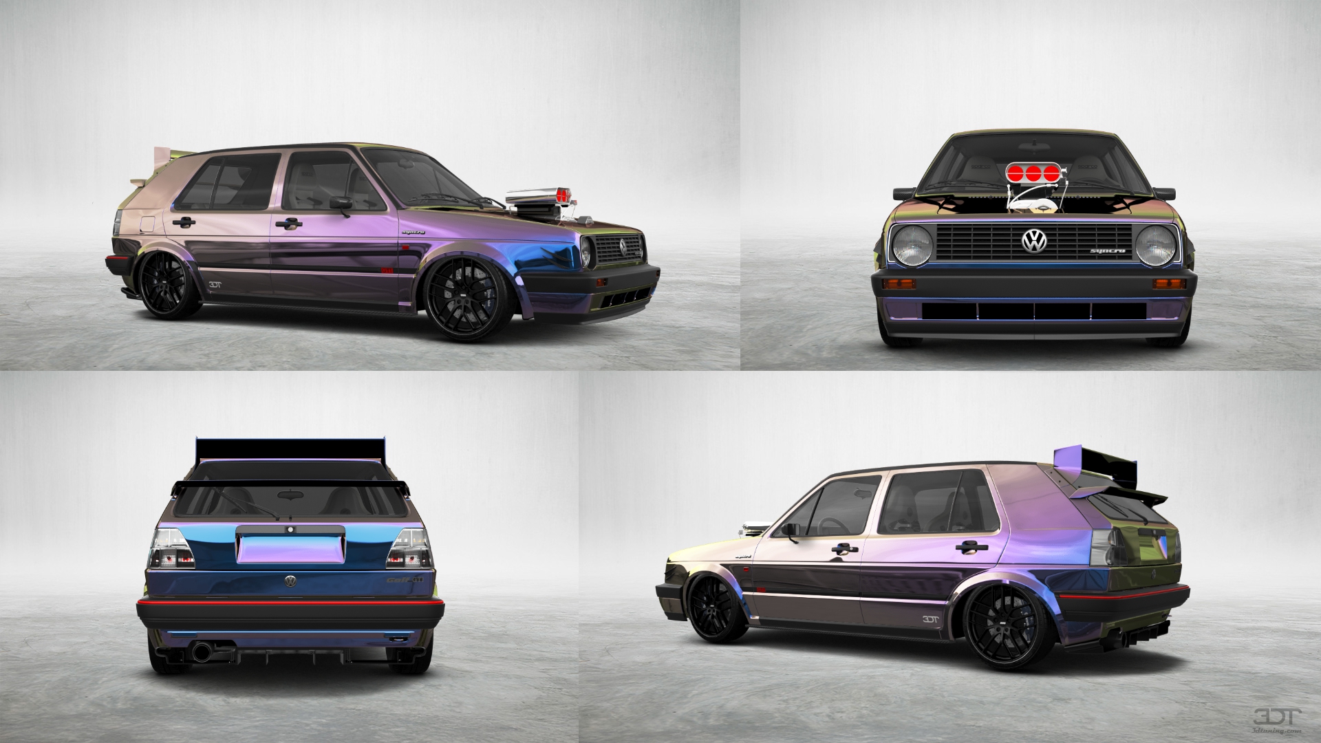 Volkswagen Golf Mk2 5 Door Hatchback 1983 tuning