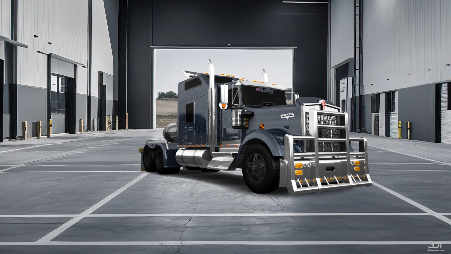Kenworth W900 Sleeper Cab Truck 2015 tuning