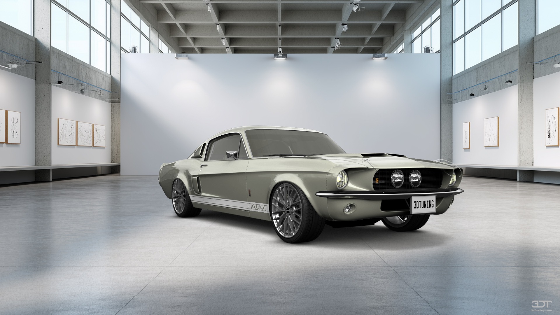 Mustang GT500 2 Door Coupe 1968 tuning