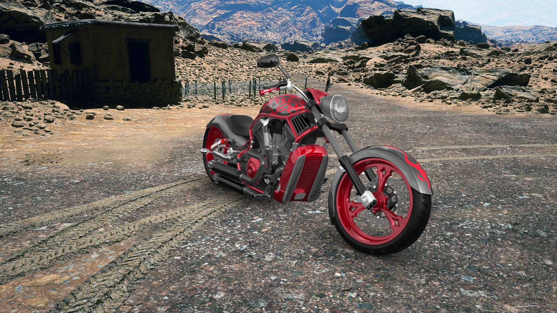 Harley-Davidson Custom Chopper Cruiser 2011 tuning