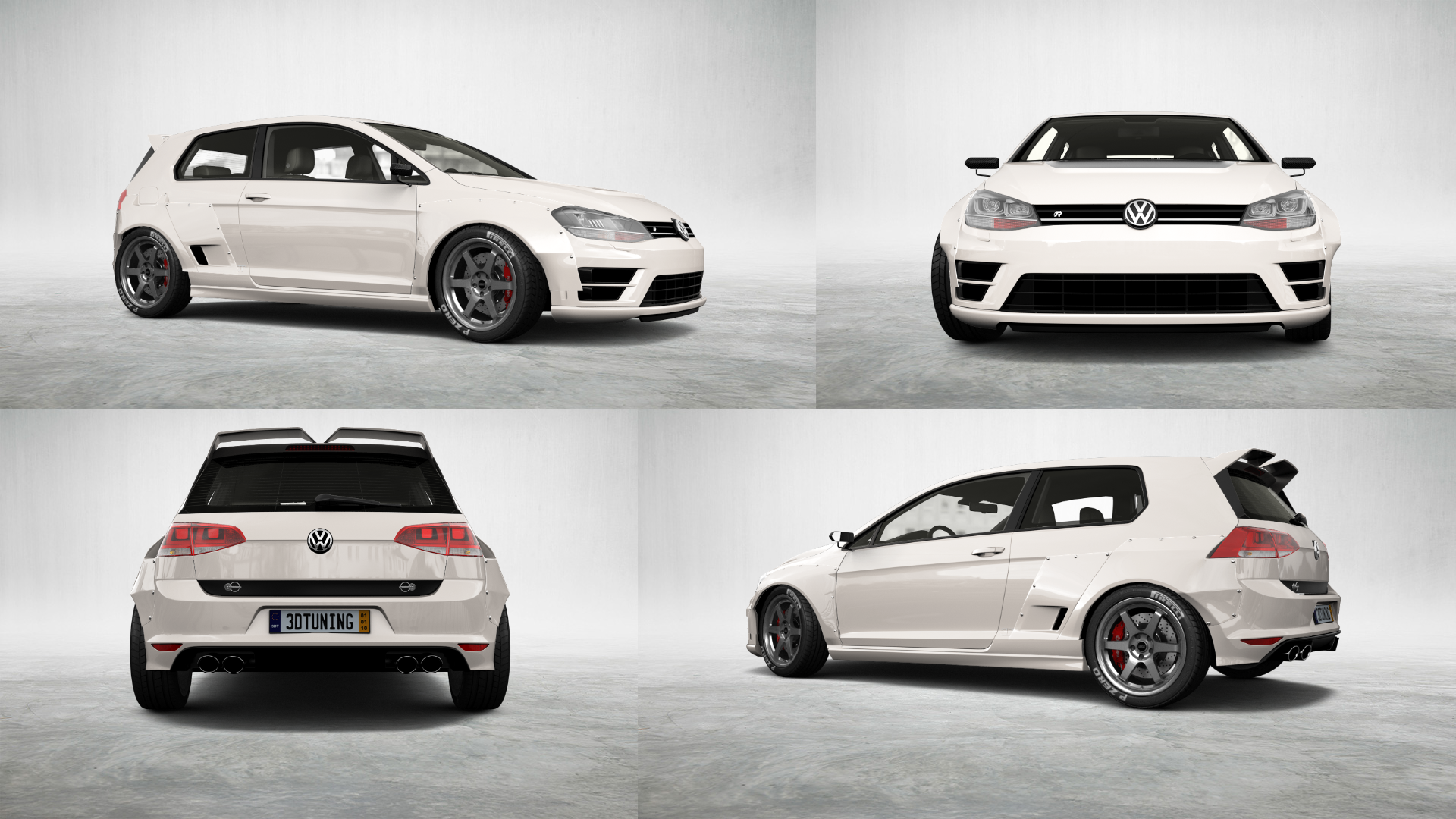 Volkswagen Golf 7 3 Door Hatchback 2013 tuning