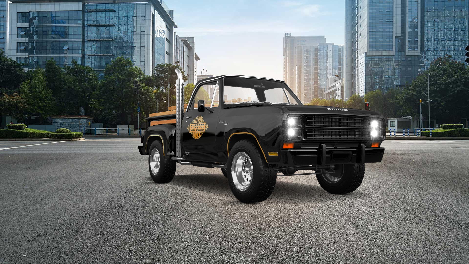 Dodge Lil Red Express 2 Door pickup truck 1979