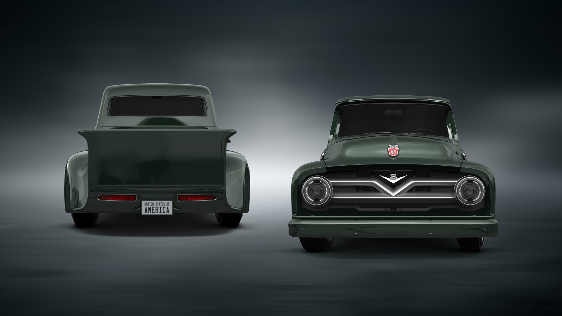 Ford F-100 2 Door truck 1956