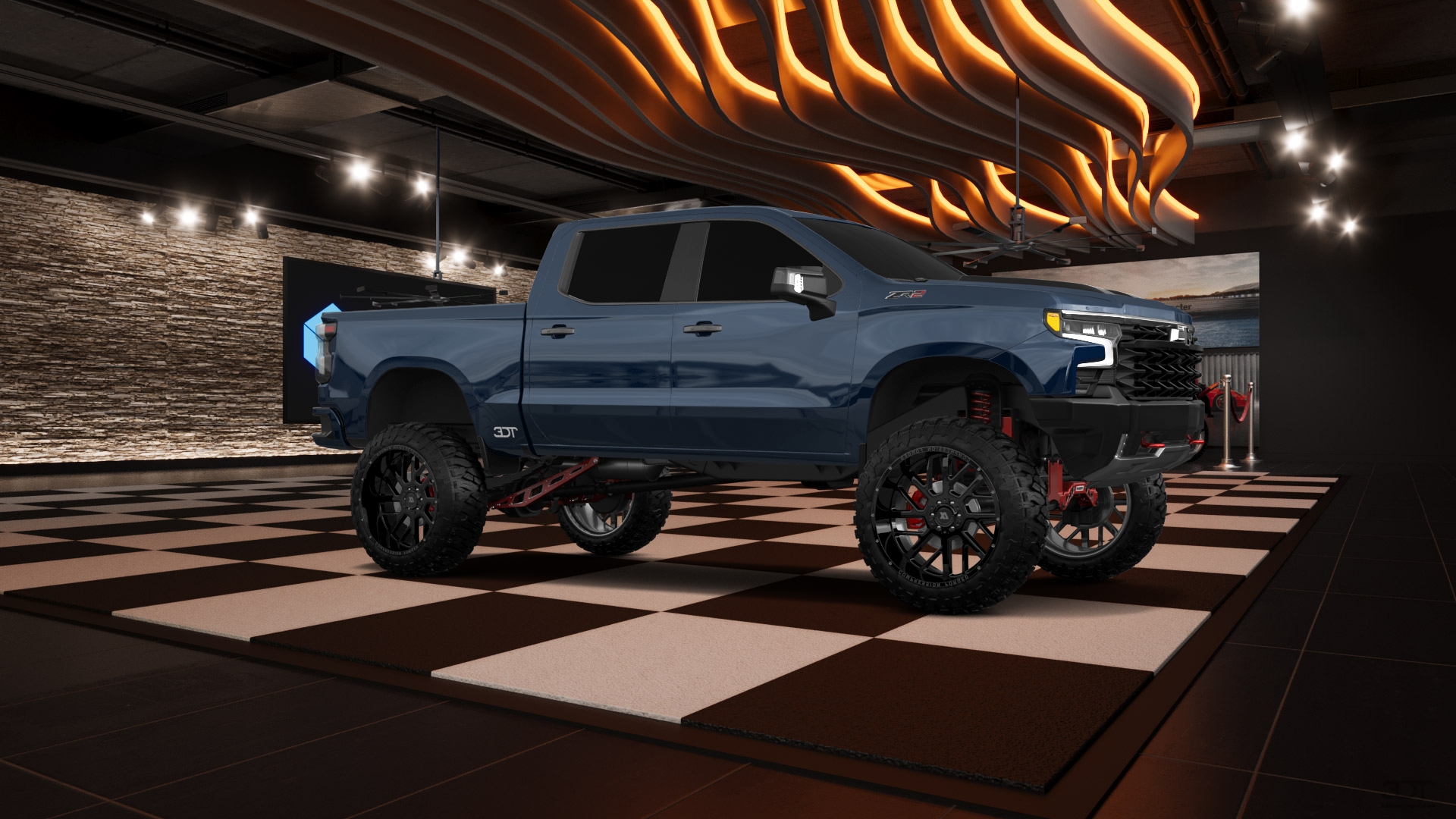 Chevrolet Silverado 1500 Crew Cab 5.8 ft box 4 Door pickup truck 2023 tuning